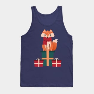 Merry Christmas Fox Tank Top